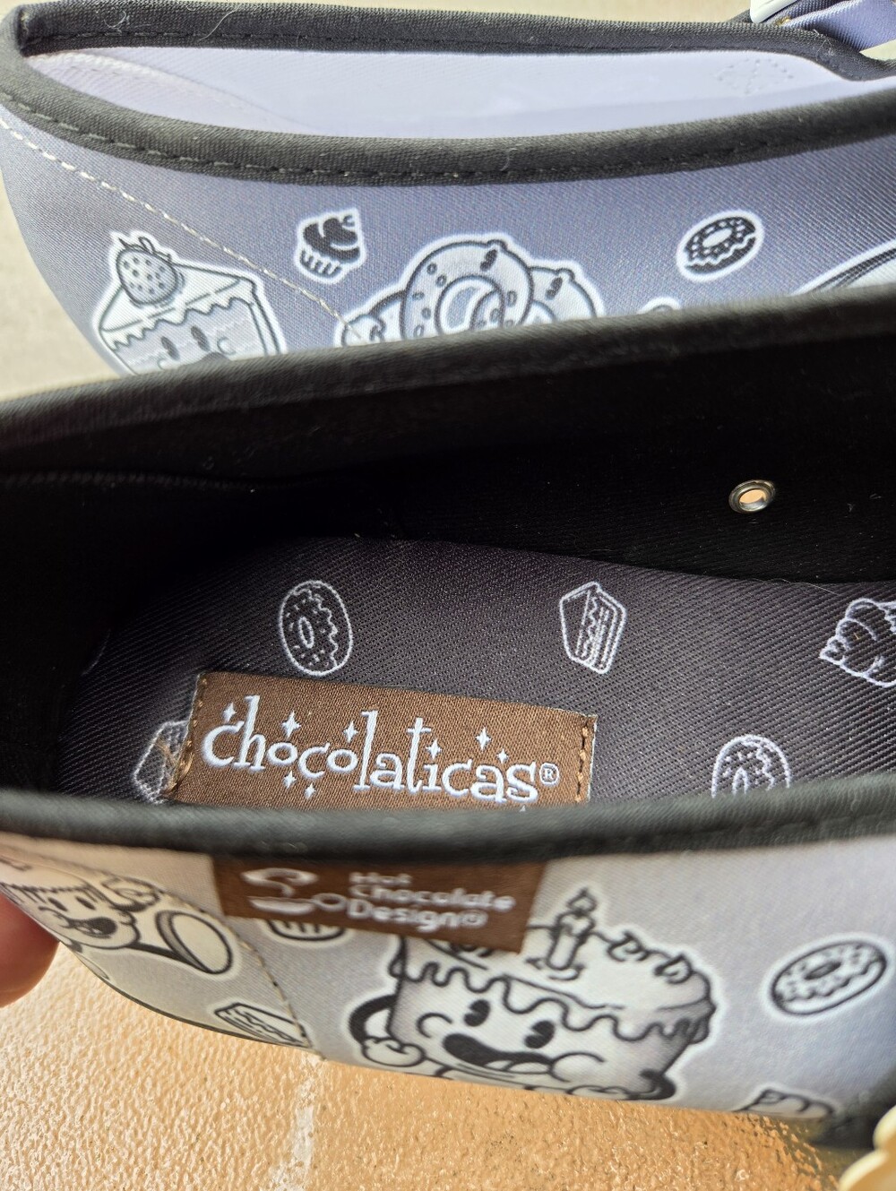 Hot Chocolate Design Chocolaticas Cartoon Mary Jane Flats Size 38 / 7.5 New - Picture 9 of 9